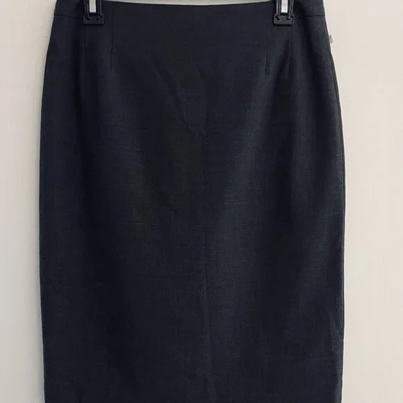 MM LAFLEUR Women’s Gray Pencil Skirt Wool Blend Size 8 - Picture 1 of 8